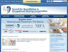Tablet Screenshot of caohc.org